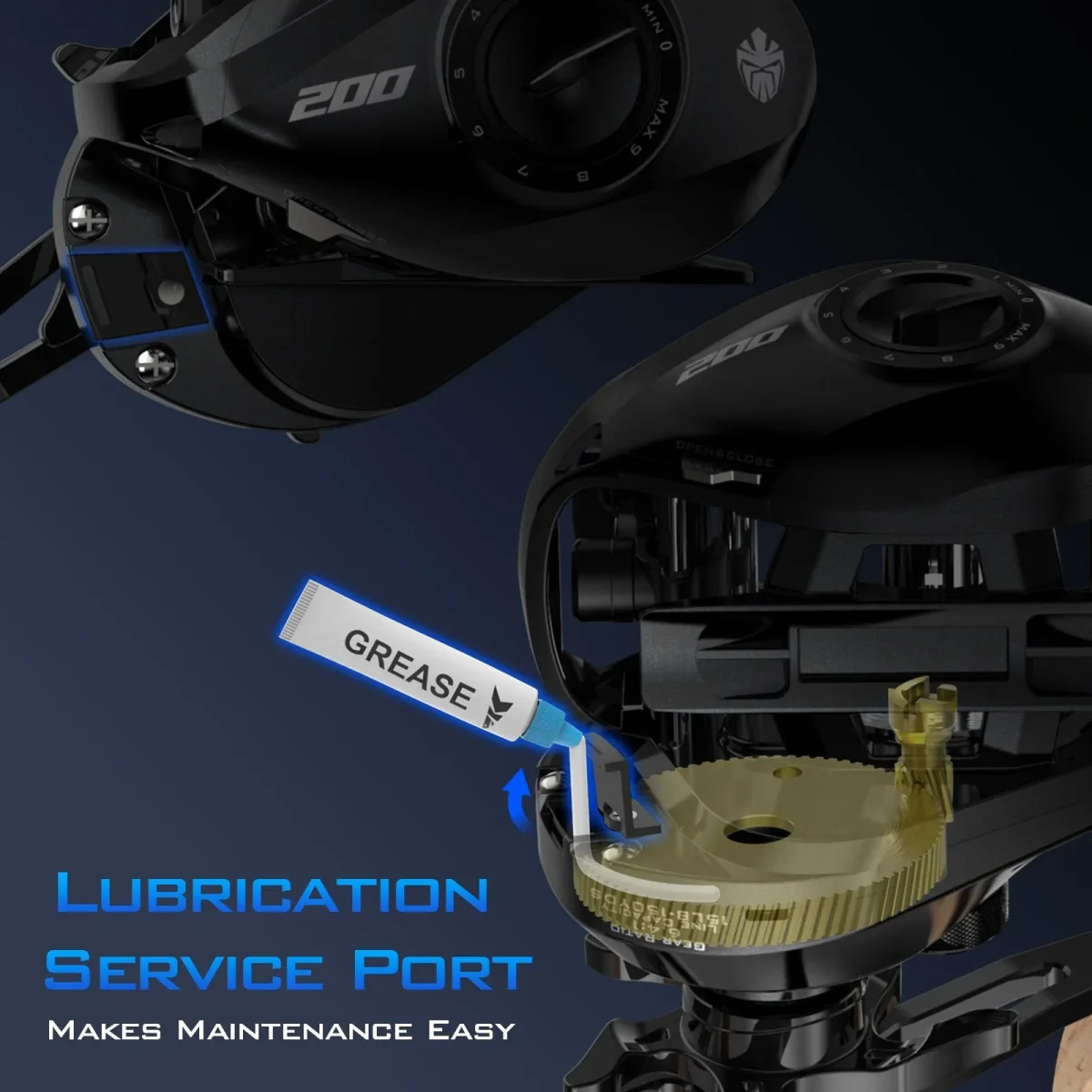 Carrete KastKing Megatron II 200 Baitcasting - Saltwater Ready - Imagen 9