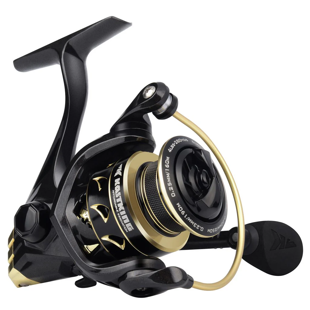 Carrete KastKing Valiant Eagle Gold para Spinning - Saltwater Ready