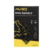 AVID CARP RING SWIVELS nº8 10 unid.