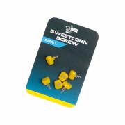 NASH TACKLE Sweetcorn Screw Small 6 unid.