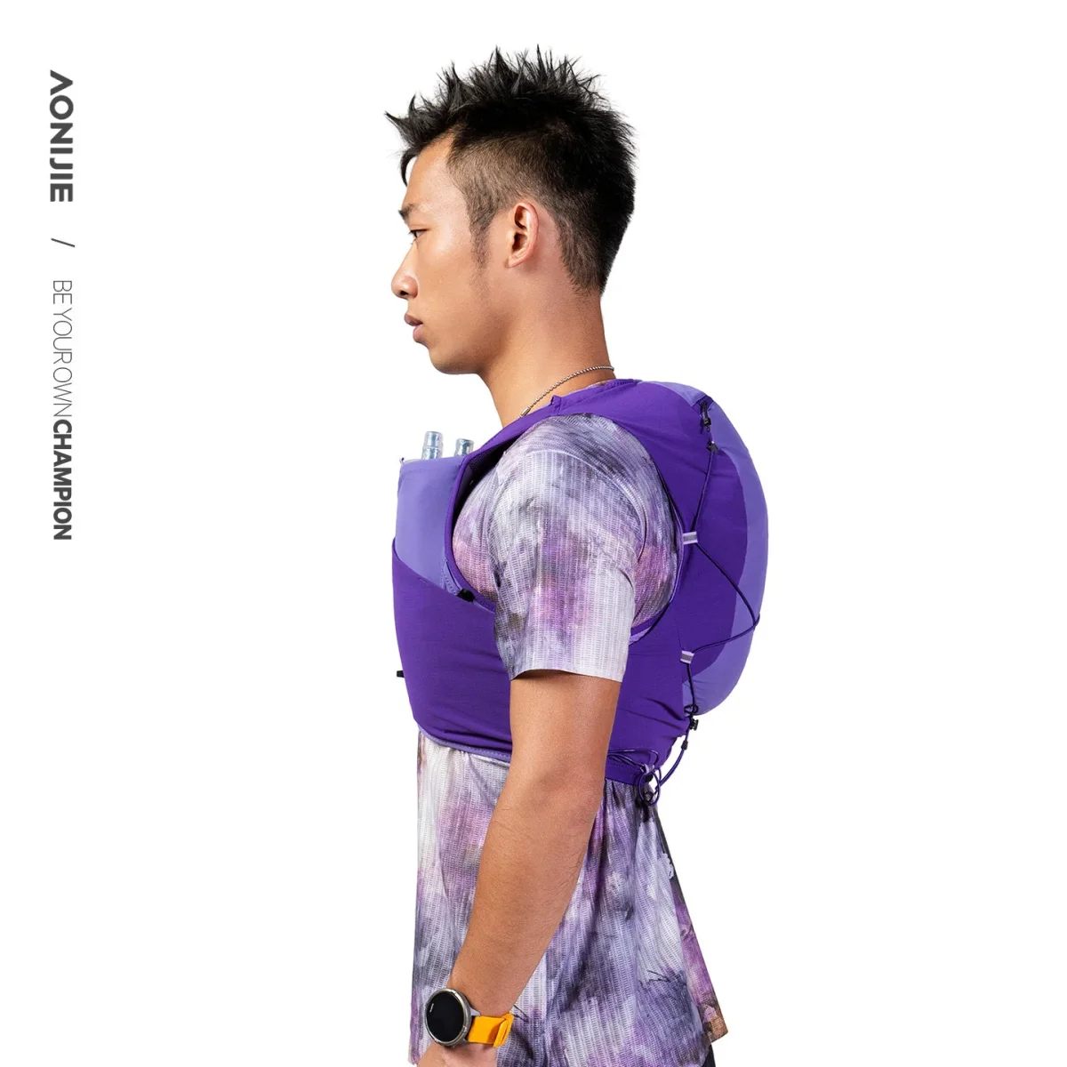 Chaleco AONIJIE Mont Blanc 12L - violeta - Imagen 5