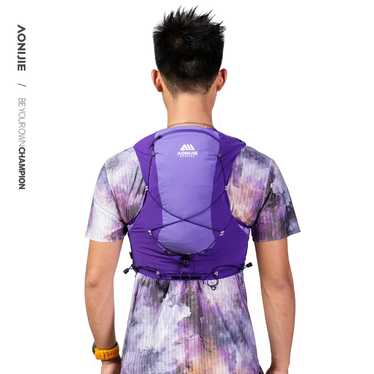 Chaleco AONIJIE Mont Blanc 12L - violeta - Imagen 6