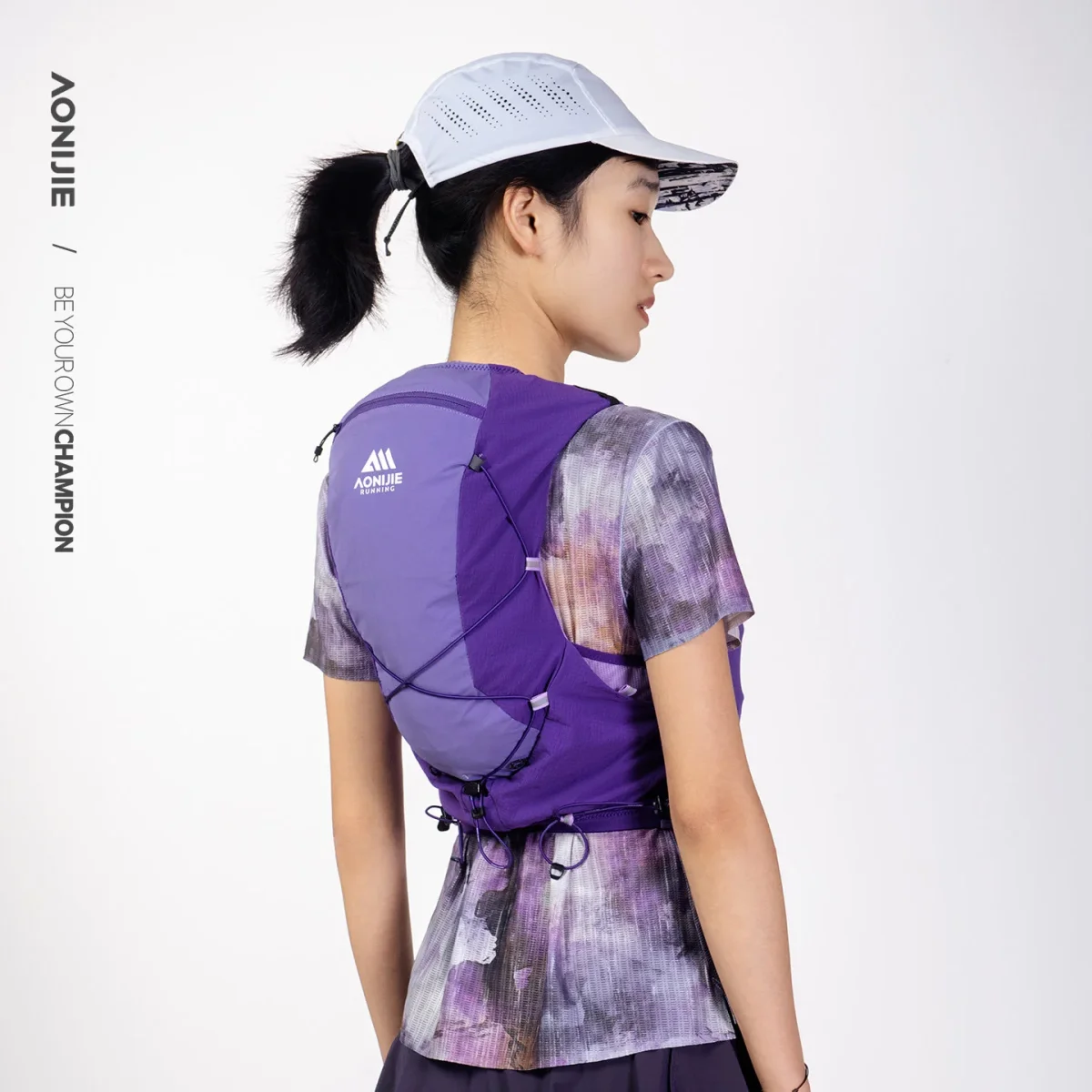 Chaleco AONIJIE Mont Blanc 12L - violeta - Imagen 8