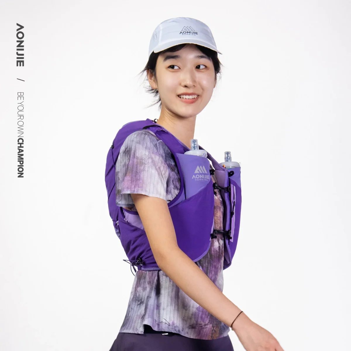 Chaleco AONIJIE Mont Blanc 12L - violeta - Imagen 9