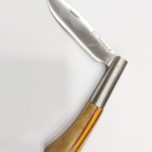 Navaja de Taramundi con bandera punta vuelta