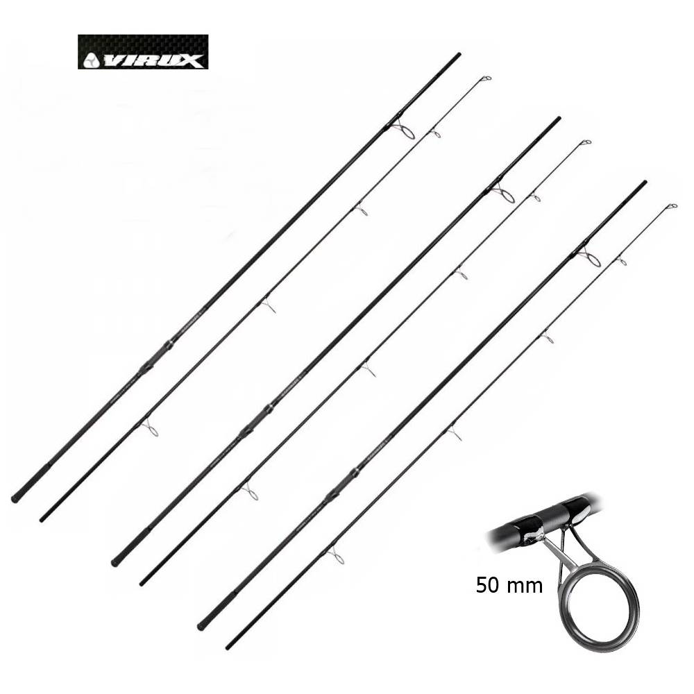 OFERTA PACK: 3 Cañas VIRUX 0 12 Pies (3,60 m) 3,5 Lb anilla de 50 mm - Imagen 2