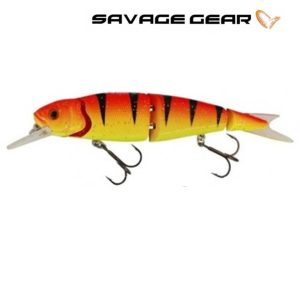 Savage Gear Minnow Articulado 4Play Herring Lowrider 190 mm 51 Grs GOLDEN AMBULANCE para lucio y siluro