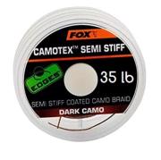 FOX CAMOTEX SEMI STIFF COATED CAMO BRAID 35 LB 20 m (Trenzado suave con recubrimiento semi-rigido)