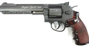 REVOLVER 6¨ CO2, CAL. 4, 5 Negro
