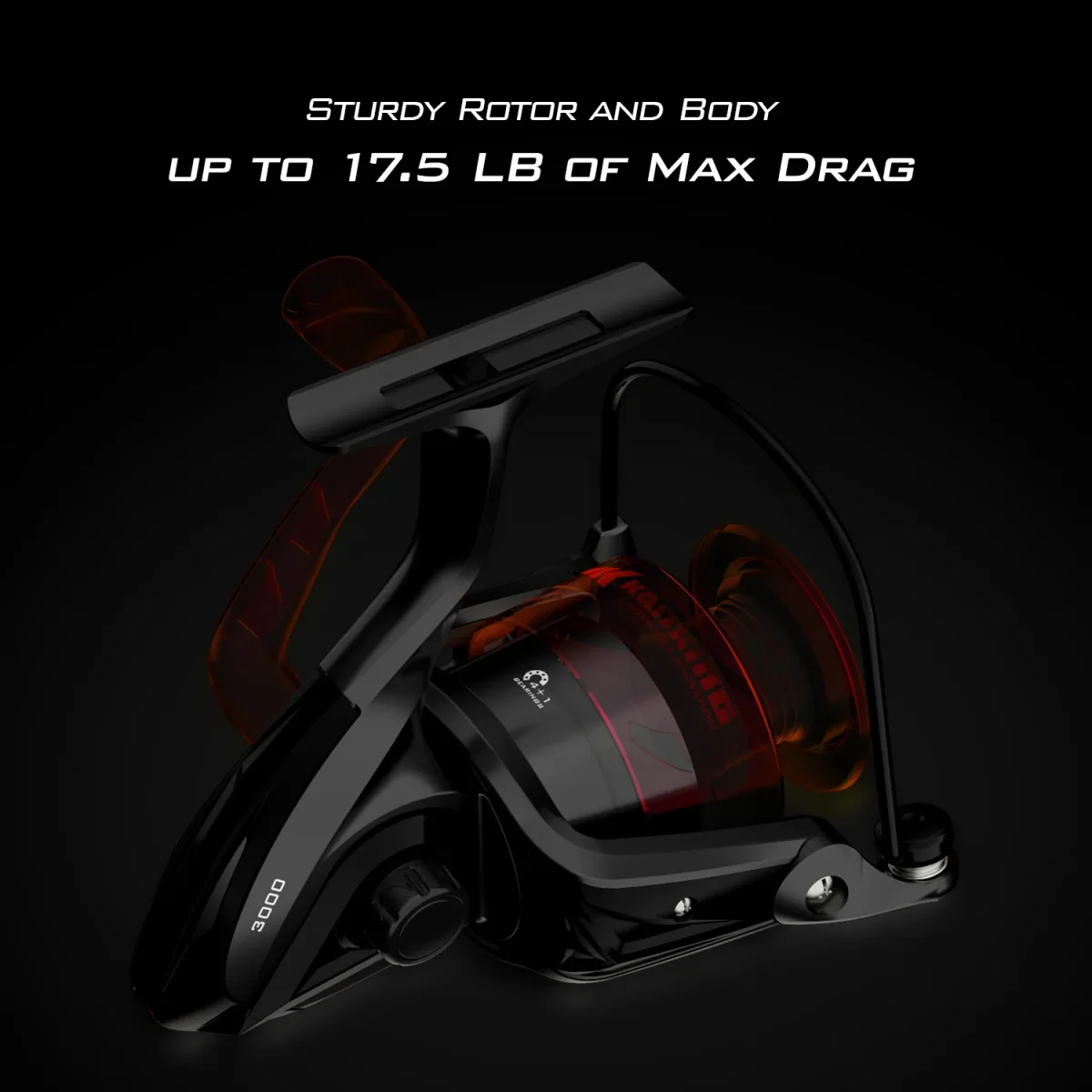 Carrete KastKing Brutus Spinning Reel - 2000, 3000, 4000 - Imagen 8