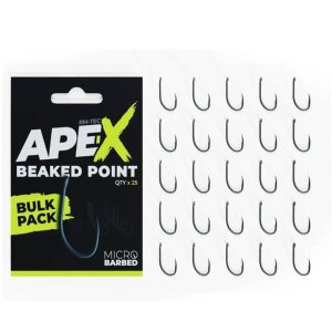 RIDGEMONKEY Anzuelos APE-X BEAKED POINT Bulk Pack 25 unid