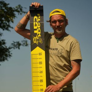 BLACK CAT cinta metrica ancha para medir siluros hasta 3 m