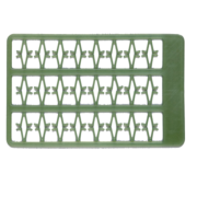 VIRUX BOILIE HAIR STOPPERS VERDES 7 mm 2 unid.