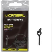 Canibal Tackle Bait Screw Oval Ring 10 unid