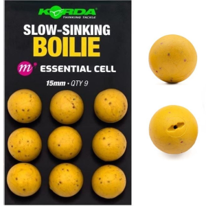 Boilies Korda Slow Sinking Essential Cell 15 mm