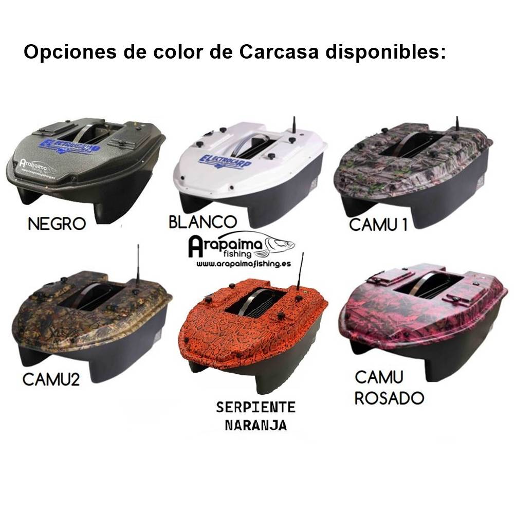 CARPIO C3 HYBRID Barco cebador con sonda a color y GPS + bolso para el mando - Imagen 4