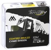 Mikado Braid Hooklink – Coated Braid – 25 lbs 10 m Camo Green