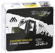 Mikado Braid Hooklink – Coated Braid – 35 lbs 10 m Camo Green