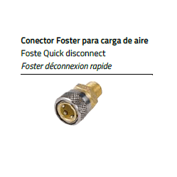 CONECTOR FOSTER PARA CARGA DE AIRE