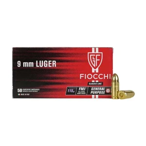 Fiocchi Cal. 9mm. 115 grains