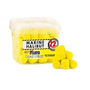 DYNAMITE MARINE HALIBUT FLURO POP UP PELLET 22 MM