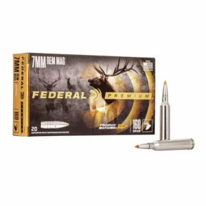 Federal Premium 7MM REM MAG 160 gr Trophy Bonded Tip