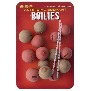 ESP ARTIFICIAL BOILIES BUOYANT BOILIES FLOTANTES ROJOS Y MARRONES
