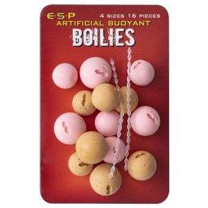 ESP ARTIFICIAL BOILIES BUOYANT BOILIES FLOTANTES PINK & NUT MIX