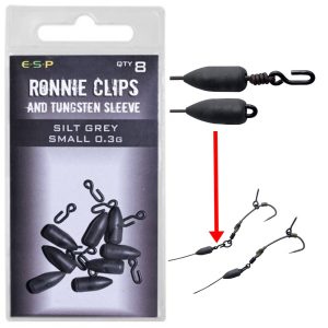 ESP Ronnie Clip Small And Tungsten Sleeve Grey