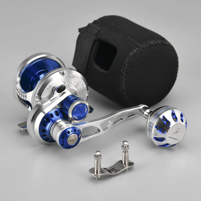 Carrete Gomexus EX300 para Jigging 6.3:1 Lever Drag 50LB Power Knob - Imagen 6