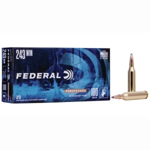 Federal Power Shock Cal 243 Win 100gr