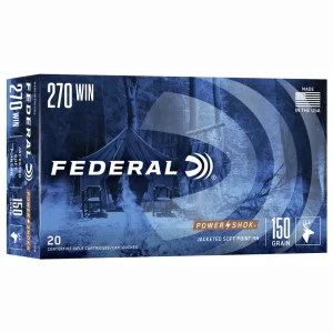 Federal Power Shock Cal 270 Win 150gr