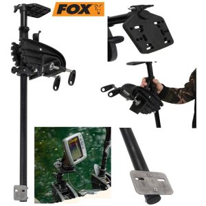 FOX ECHO SOUNDER MOUNT SOPORTE PLATAFORMA SONDA para barca COMPLETO