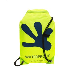 Drawstring WP Backpack – Bright Green / Navy