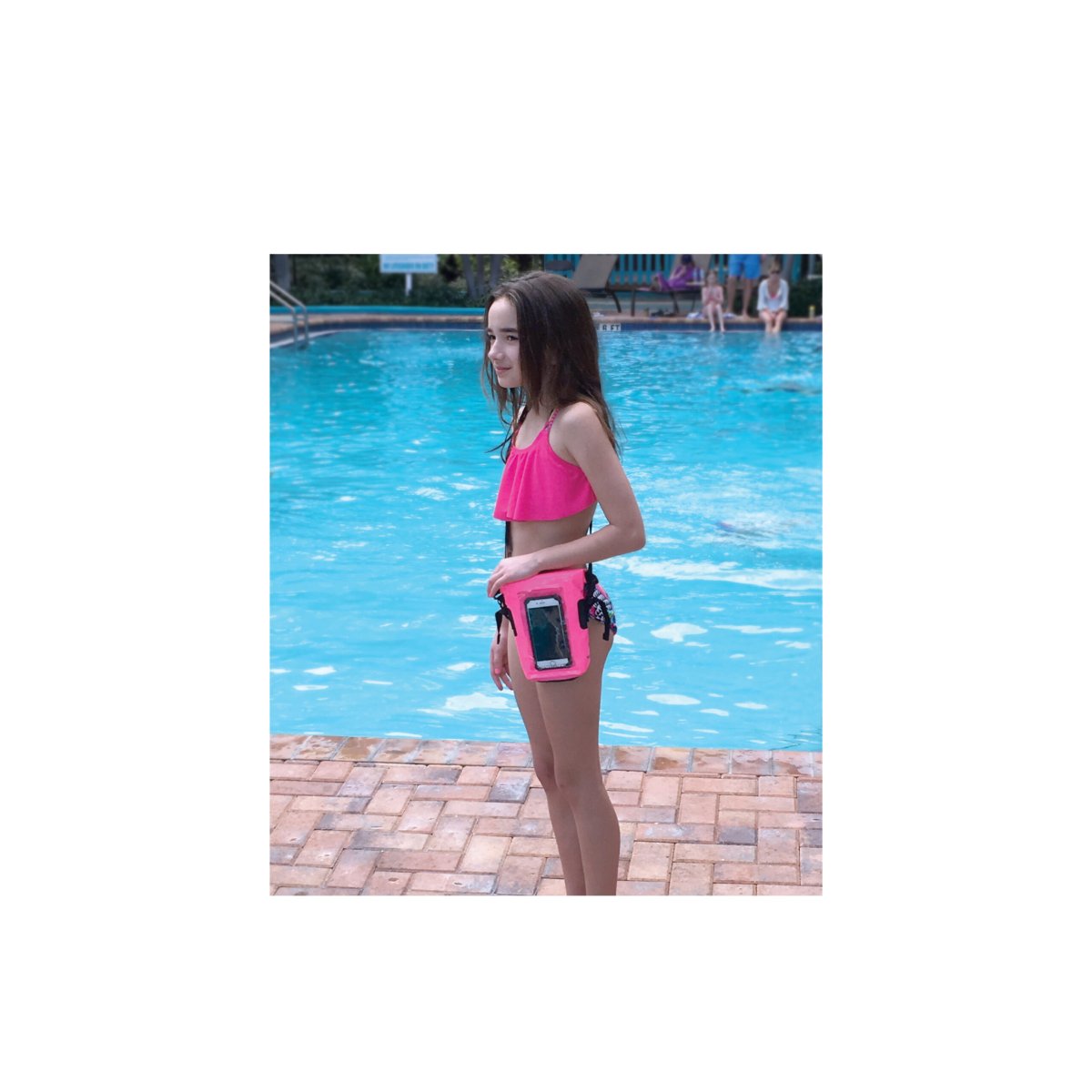 Phone Tote Dry Bag – Pink Geckobrands - Imagen 4