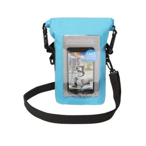 Phone Tote Dry Bag – Neon Blue Geckobrands