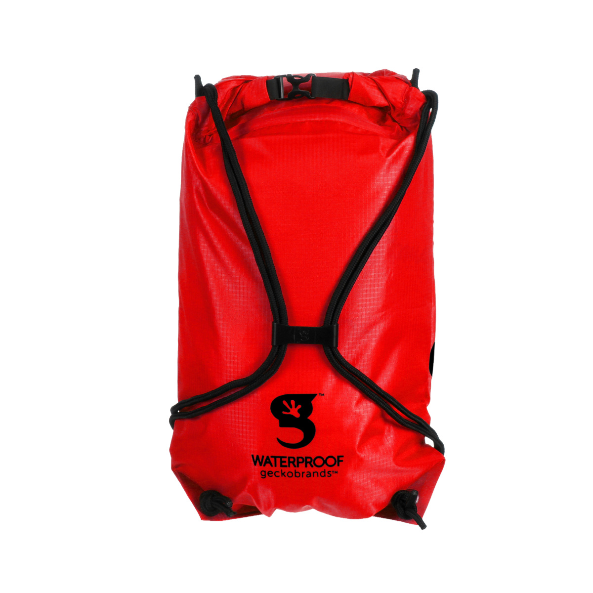 Drawstring WP Backpack – Red Black Geckobrands - Imagen 3