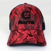 Gorra PRO ELITE BAITS BASEBALL CAP CAMOU RED LOGO