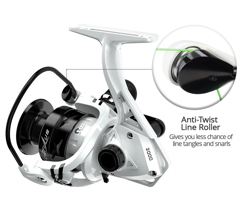 Carrete KastKing Crixus para Spinning - SuperPolymer Grip - Imagen 8