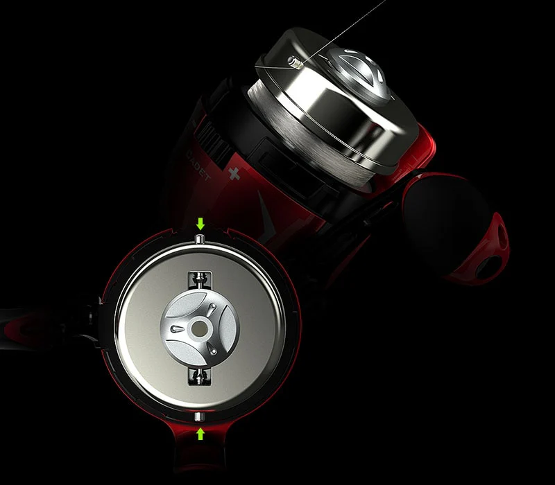 Carrete KastKing Cadet Spincast - Cargado con 100m de Monofilamento - Imagen 9