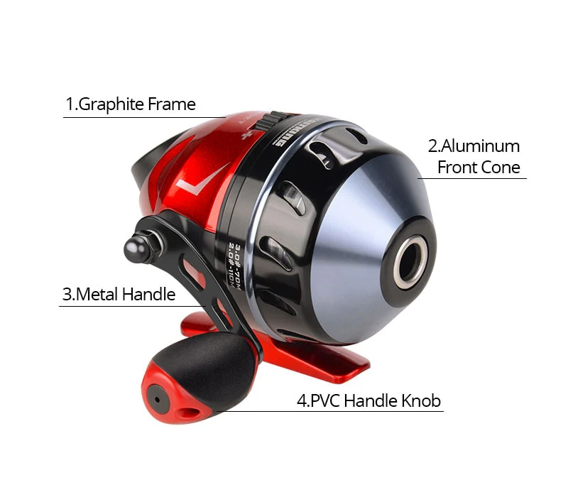 Carrete KastKing Cadet Spincast - Cargado con 100m de Monofilamento - Imagen 7