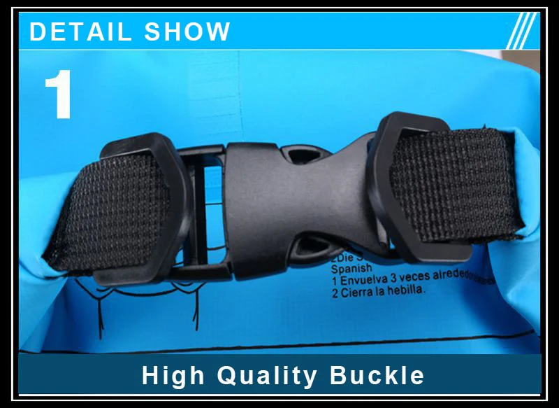 Bolsa Seca a Prueba de Agua con Tirantes - 10L y 20L - Imagen 4