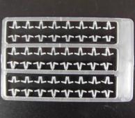 TRYBION TACKLE PELLET STOPPERS MEDIUM TRANSPARENTES x48 unid.