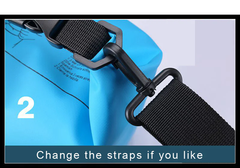 Bolsa Seca a Prueba de Agua con Tirantes - 10L y 20L - Imagen 5