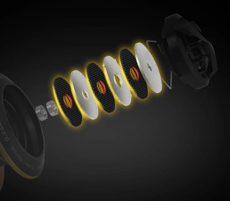 Carrete KastKing Valiant Eagle Gold para Spinning - Saltwater Ready - Imagen 8