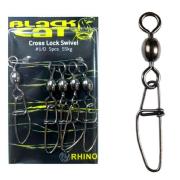 BLACK CAT HEAVY DUTY CROSS LOCK SWIVEL 52 mm 5 unid.