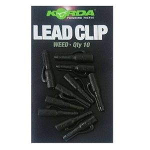KORDA LEAD CLIP WEED 10 unid