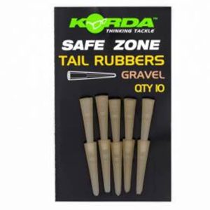 KORDA SAFE ZONE RUBBERS color Gravel 10 unid