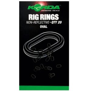 KORDA RIG RING OVAL 20 unid
