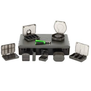 KORDA TACKLE BOX LARGE COLLECTION CON ACCESORIOS Y ALICATES